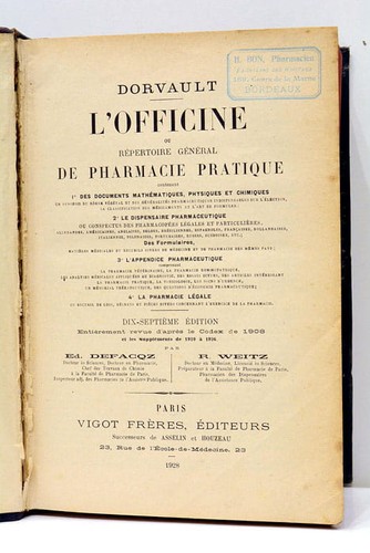 Officine répertoire - l'officine,