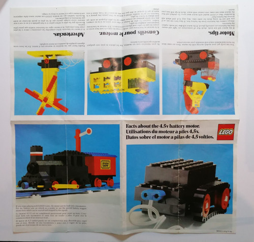 Notice moteur piles facts - moteur,