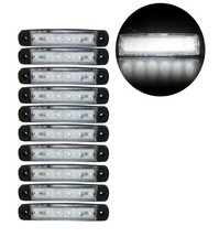 10 Pièce Blanc 12V 24V 6 LED