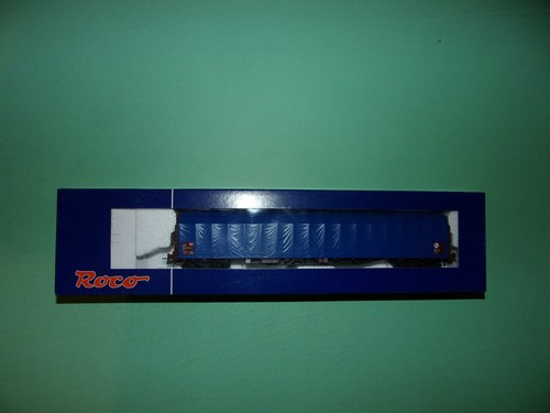 Roco wagon bâché long bleu - bâché,