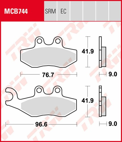 Plaquettes frein trw - plaquettes, de