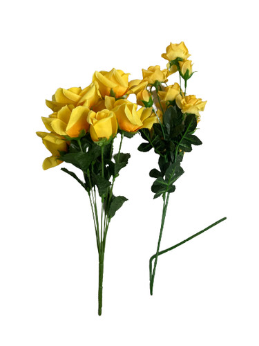 Lot jaune artificiel rose - 2,