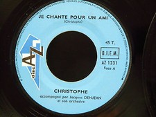 CHRISTOPHE Je chante pour un