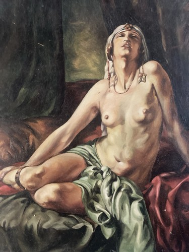 Peinture portrait femme - portrait,