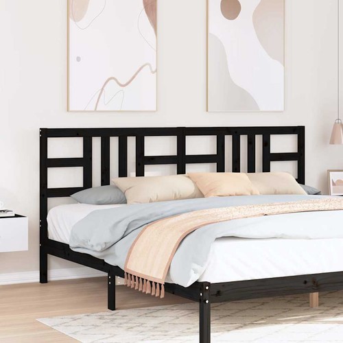 Tête lit gris 206x4x100 cm - gris,