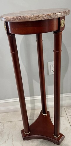 Vintage pedestal plant stand - plant,