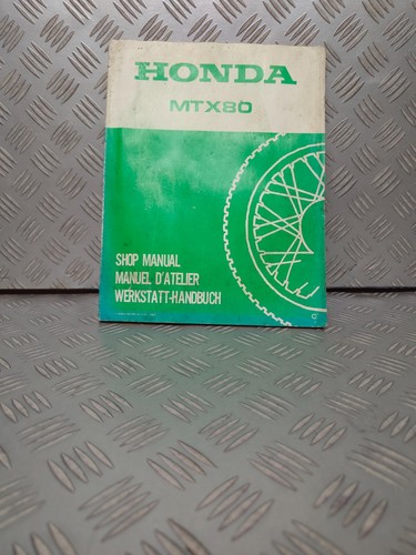 Manuel atelier honda mtx80 - honda,