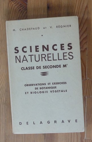 Livre scolaire botanique - livre,