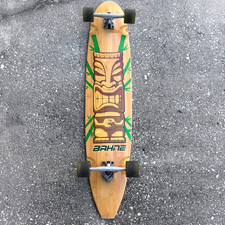 BAHNE DK 70 Skateboard Longboard Tahitian Tiki 44” Long Skate Board
