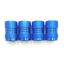 bouchons valve bleu aluminium