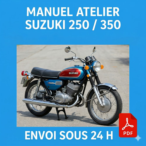 Manuel atelier suzuki t250 - suzuki,