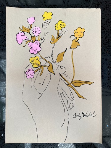 Andy warhol dessin sur papier - warhol,