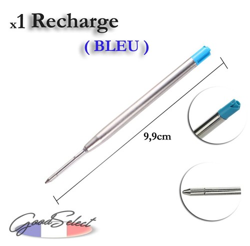 Recharge bleue 9cm stylo - 1,