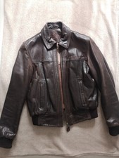 Blouson Cuir "REDSKINS" Marron