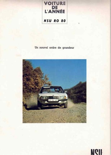 Catalogue brochure nsu 80 - nsu, ro