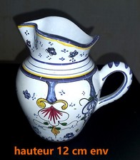 petite cruche cruchette pichet en céraminque vernissée  Vieux Rouen Fait Main