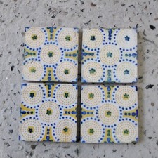 4 Rares Anciens Carreaux