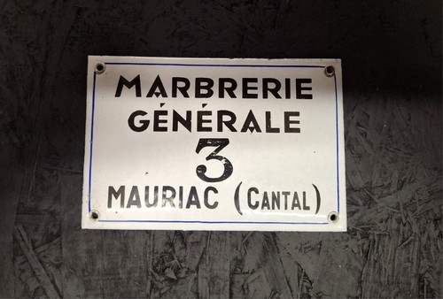 Ancienne plaque émaillée - ancienne,