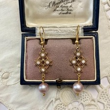 BOUCLES D'OREILLES  PLAQUÉ OR