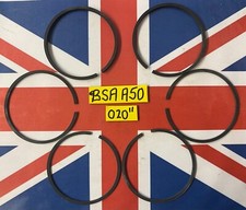 BSA A50 STAR ROYAL STAR PISTON RINGS +020" R17360 1/2MM OVERSIZE