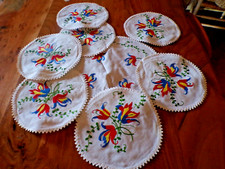 Linge ancien lot de 8