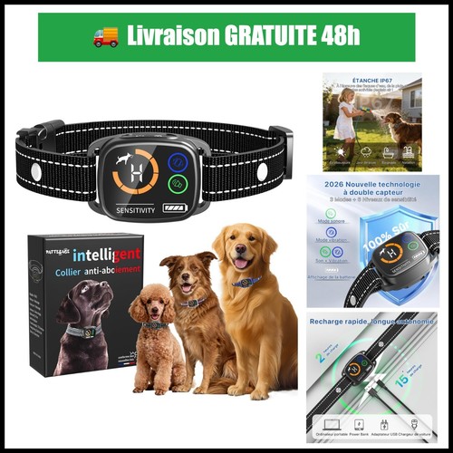 Collier anti aboiement chien - aboiement,