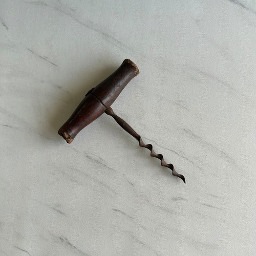 Ancien tire bouchon bois en - ancien,