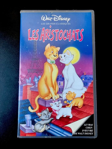 Vhs les aristochats walt - vhs,