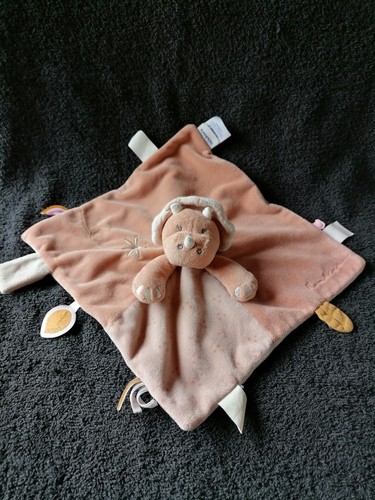 Doudou plat dinosaure attache