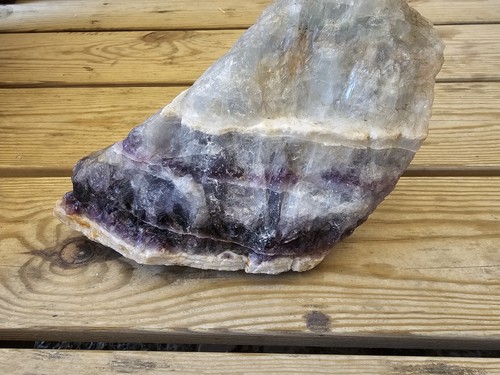 Minéralogie fluorite zonée