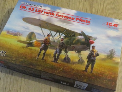 Maquette avion icm cr 42 - avion, cr.42
