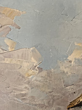 Tableau ancien huile paysage