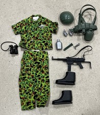 ACCESSOIRES TENUE BERET VERT PARA ACTION HASBRO CEJI ARBOIS VINTAGE RARE