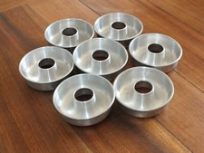 + Set of 7 individual aluminum babas molds +