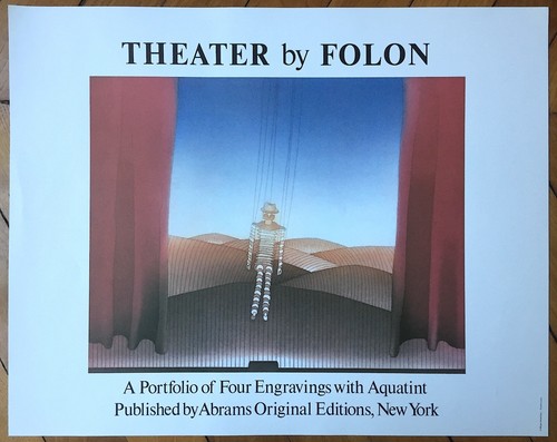 Folon jean michel - folon, affiche