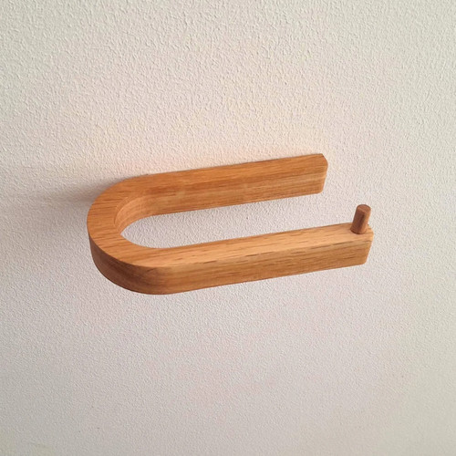 Porte papier toilette bois