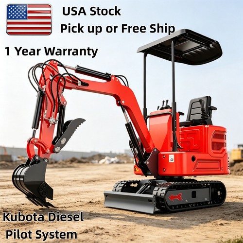 Mini excavator 4ton digger - 1.4ton,