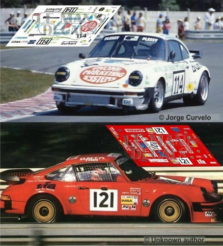 Décalcomanies porsche 930 - porsche, le