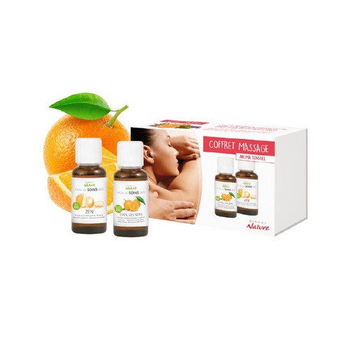 Coffret massage aroma - aroma, sensuel