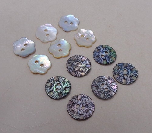 Lot boutons anciens en - lot,