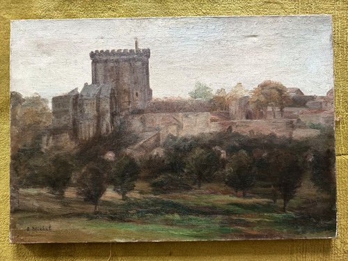 Huile sur toile ancienne - sur,