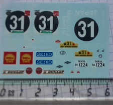 decalcomanie decals 1/43