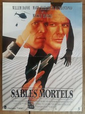 Affiche SABLES MORTELS Roger DONALDSON Mickey ROURKE Willem DAFOE 40x60cm 