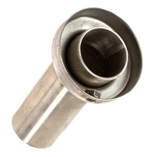 Lextek Oval Exhaust Silencer Baffle Bolt-On Stainless Steel Black Matte EXBF002