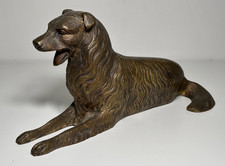 Posture chien en bronze