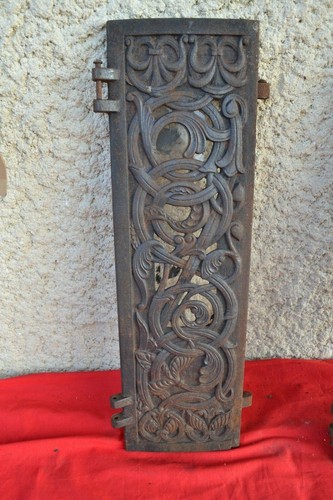 Grande porte ancienne fonte - grande, en
