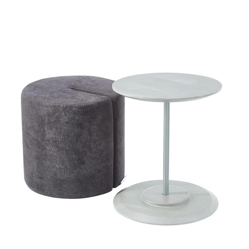 Dark grey ashwood - table, &