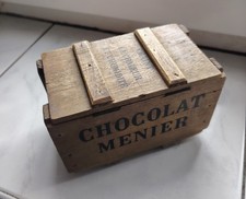 CHOCOLAT MENIER- Boite Bois