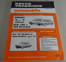 1984 Repair Manual Revue Technique Renault 11 & 9 / Fiat 131 Mirafiori