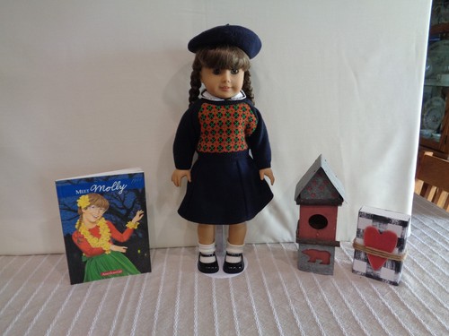 American girl doll molly - american,